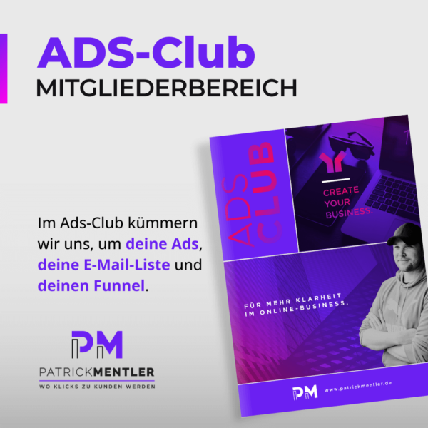 Ads Club - Mitgliederbereich